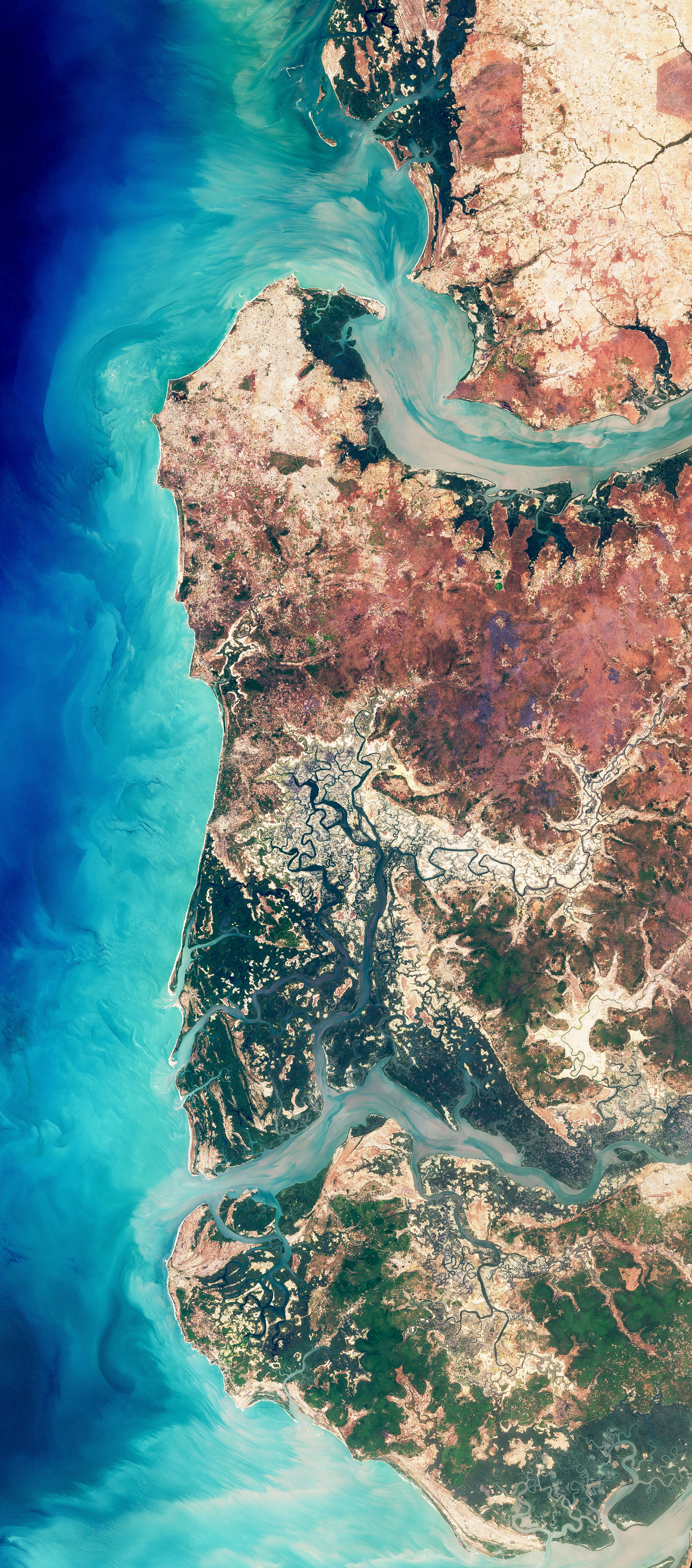 Project monitoring view, representative geography